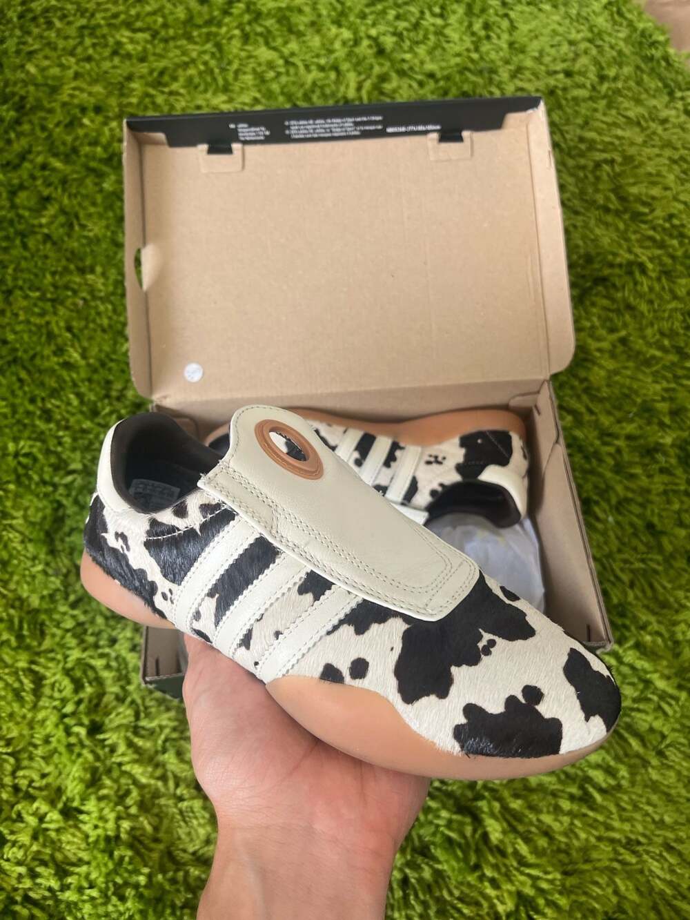 Adidas Taekwondo Mei Women's Low-Top Sneakers in Cow Print